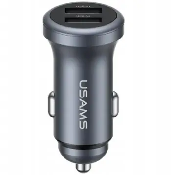 Karikues makine Usams CC320, 2x USB A, 2.4A, argjendtë