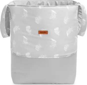Shportë lodrash Sensillo Toy Basket Medium, 35x47 cm, me pupla, gri