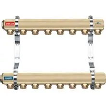 Manifold bronzi Ferro RPN10, 1", 10 dalje, nipple 3/4"