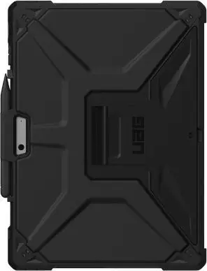 Mbështjellës UAG Metropolis për Microsoft Surface Pro 11/10/9, me stendë multi-këndore, me mbajtëse për stilolaps, i zi
