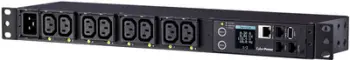 PDU CyberPower Rack, Switched & Metered, 1U, 16A