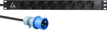 PDU Lanview LVR-3MIEC-LIC-SCH8, 8 dalje Schuko, kabllo 3m, i zi