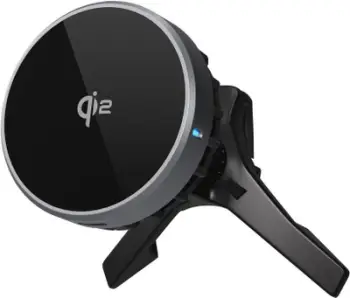 Karikues makine wireless magnetik Spello ForceDrive SD70, Qi2 MagSafe, për grilë ajrimi, i zi
