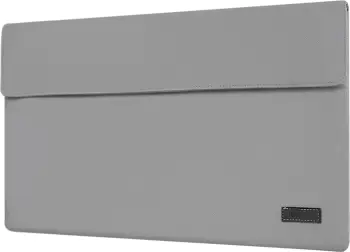Mbështjellës për monitor/laptop, Arzopa, 17.3" Sleeve, 16.1"-17.3", PU lëkurë, 41 x 27.5 cm, gri
