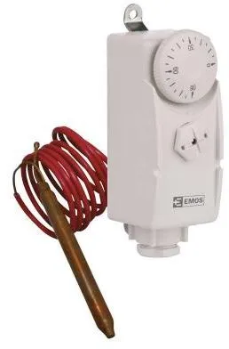 Termostat manual me sensor Emos T80F, 230V, i bardhë - 1