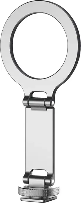 Mbajtës magnetik për celular MagSafe, Puluz PU3221H, me cold shoe dhe filetë 1/4", i palosshëm, gri
