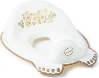 Ulese tualeti per femije Tega Baby Bear, kunderrreshqitese, per WC standard, ngjyre perle