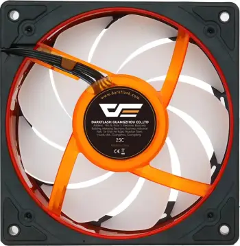 Ventilator ftohës kompjuteri, Darkflash DE8, 120 mm ARGB 5V, 4-pin PWM, zi, set 1 copë