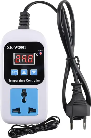 Termostat me prizë Lechpol XK W2001, 230V, deri 1500W, i bardhë