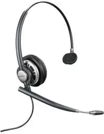 Kufje zyre Poly EncorePro HW710, me kabllo USB A, mono, të zeza