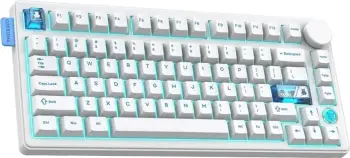 tastierë mekanike wireless Bluetooth ONIKUMA MT706, USB-C, RGB, e bardhë