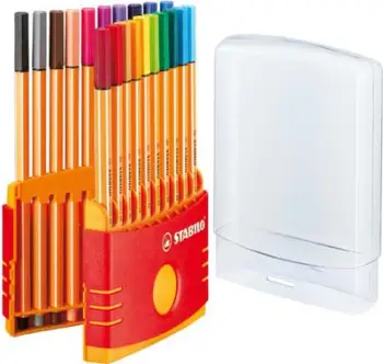 Set stilolapsa Stabilo Point 88 Color Parade 8820-03, 20 ngjyra