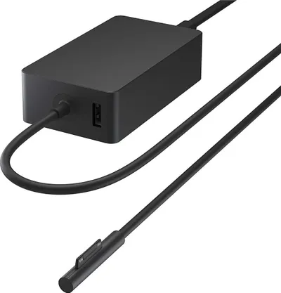 Karikues Microsoft Surface 65W Power Supply, portë USB, i zi - 1