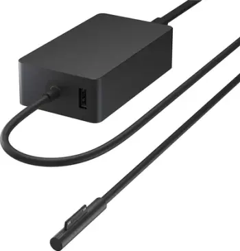 Karikues Microsoft Surface 65W Power Supply, portë USB, i zi
