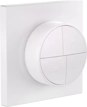 Buton inteligjent pa tela ZigBee, Sonoff, SNZB-01M, 4 taste, eWeLink-Remote, TouchLink, bateri CR2477, i bardhë