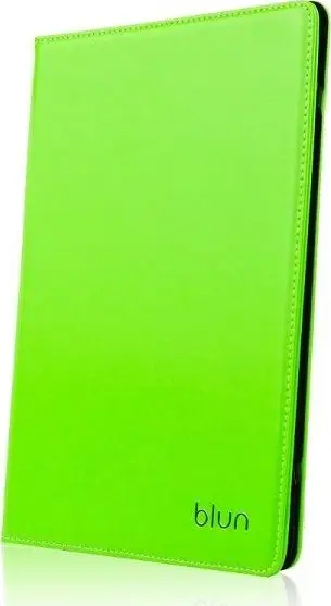 Kopertinë universale Blun për tablet 10", lëkurë ekologjike, ngjyrë lime