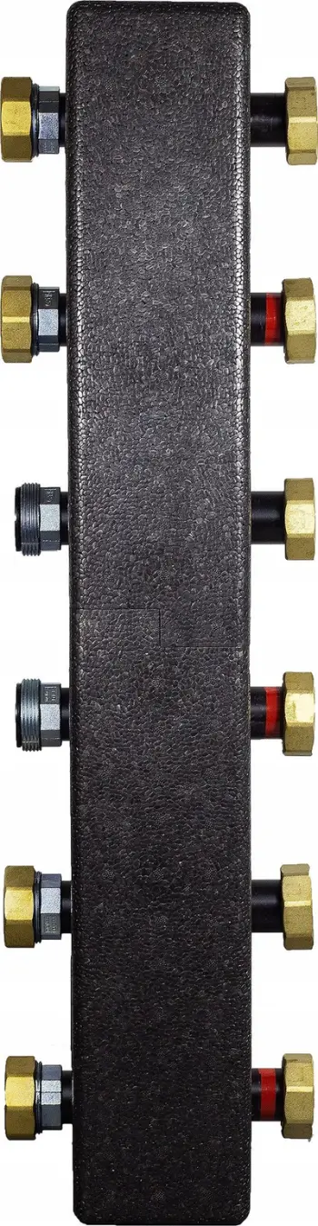Manifold ngrohjeje Meibes Standard, deri 70 kW, 5 qarqe, i zi