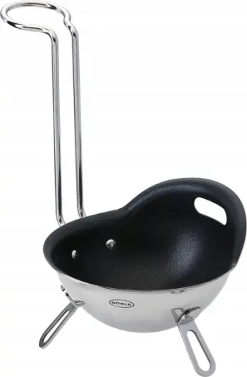 Enë për zierje vezësh Rosle Egg Poacher, çelik inox 18/10, shtresë jo ngjitëse, argjend me të zezë