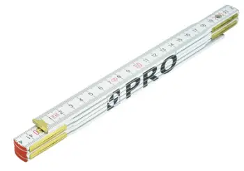 Metër druri PRO 260-01, 1m, e bardhë