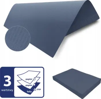 Peceta dentare Menodent, 33x45cm, 3 shtresa, blu e errët