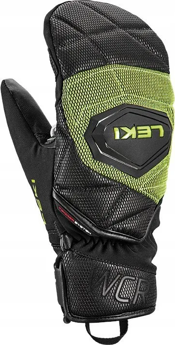 Doreza ski Leki Junior WCR Coach 3D Mitten, madhësia 6, të zeza - 1