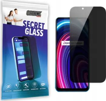 Xham mbrojtës privatësie Grizz SecretGlass për Realme C25Y, 9H, i tejdukshëm