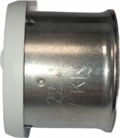 Manikë shtypëse Herz DWZ, çelik inox, 20mm, argjend - 1