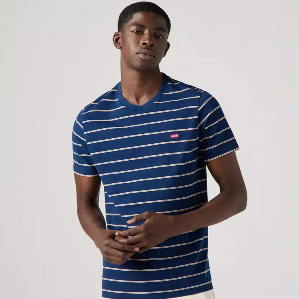 Maicë LEVIS SS ORIGINAL HM TEE TAPER STRIPE - 1