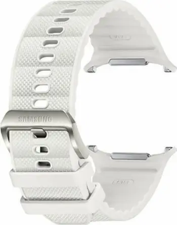 Rrip ore Samsung PeakForm Band për Galaxy Watch Ultra, hibrid sportiv, White Sand