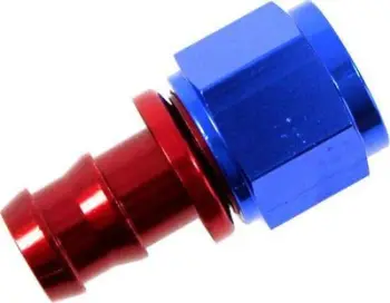 Lidhës drejt alumini TurboWorks Straight End AN10 slip on, për vaj ujë dhe karburant