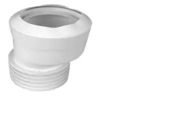 Lidhës ekscentrik WC McAlpine MAC1FEXS, zhvendosje 20mm, hyrje 90–110mm, dalje 110mm, i bardhë