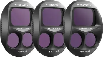 Set filtra ND droni, Freewell FW-M4P-SBRG, për DJI Mavic 4 Pro, Super Bright Day split ND (ND128/ND64, ND256/ND128, ND512/ND256), xham optik premium, set 3 copë