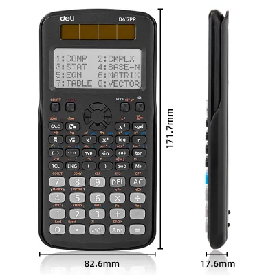Deli Kalkulator Shkencor 417F D417Pr - 2