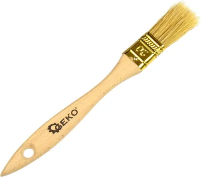 Furçë e sheshtë GEKO Tec Flat, 20 mm, dorezë druri - 1