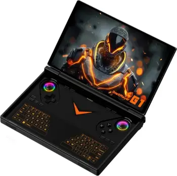 konsolë portative OneXPlayer G1 AMD AI370 64GB RAM 4TB 8.8" 144Hz, me tastierë magnetike dhe këllëf