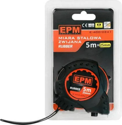 Metër matëse EPM, 5m, 25mm - 1