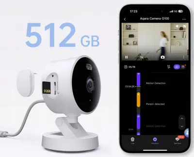 Kamerë sigurie Aqara G100 Select, 2K, WiFi, e bardhë - 3