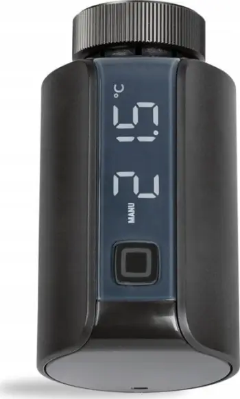 Termostat i mençur eQ-3 HmIP-eTRV-E-A, Butona, IP20, 0 - 50 °C, 230 m, Ngjyrë e zezë