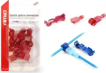 Lidhës elektrik të shpejtë Type T, 0.5 1 mm², 10A, set 5 copë