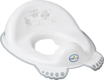 Ulsese tualeti për fëmijë Tega Baby Owl, kundër rrëshqitjes, e bardhë