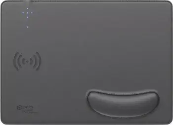 Mousepad me karikim wireless Prio, 15W, USB C, gri