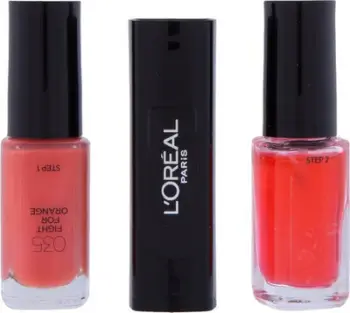 Manikyr L'Oreal Paris Infallible Gel Effect Duo 035 Fight for Orange, efekt xheli, portokalli