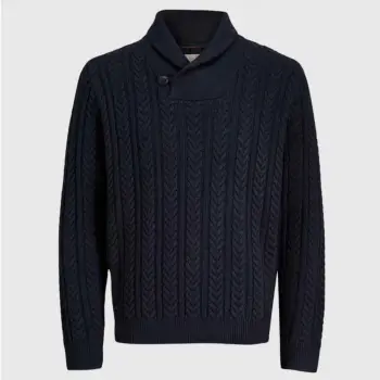 Xhemper JACK & JONES JPRBLUSEAN KNIT CABLE SHAWL N