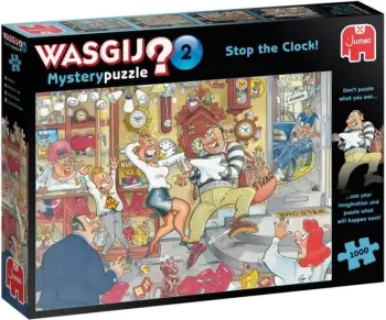 Puzzle me 1000 copë, Jumbo Spiele, Wasgij Mystery 2 Stop the Clock (81933)