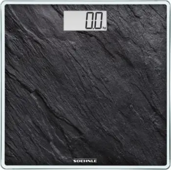 Peshore dixhitale personale, Soehnle Style Sense Compact 300 Slate (63881), kapacitet 180 kg, ekran LCD, xhami sigurie, e zezë