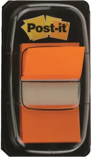 Shirita indeksi ngjitës, 3M Post-it, 680-4, me shpërndarës, portokalli - 1
