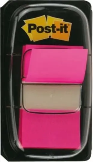 Shiritë indeksues me dispenser, 3M Post-it 680-21, 44-66 fletë, rozë