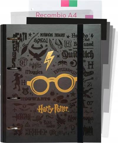Bllok unazash Harry Potter, 4 unaza, shumëngjyrësh - 1