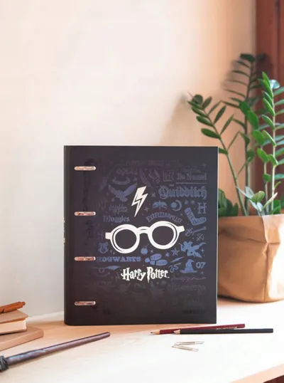 Bllok unazash Harry Potter, 4 unaza, shumëngjyrësh - 3
