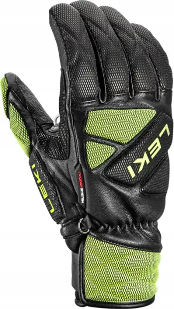 Doreza skijimi Leki Worldcup WCR Venom DH 3D 654804301, madhësia 8.0, të zeza